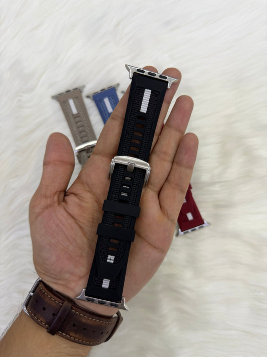 Fancy Silicone Buckle Strap - 42mm to 49mm