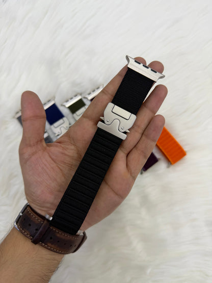 Horizontal Style Nylon Lock Strap - 42mm to 49mm