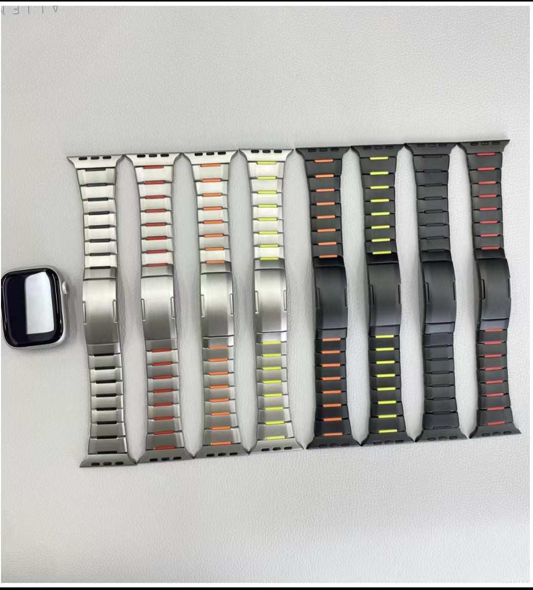 Binkson Metal Lock Chain Strap - 42mm to 49mm