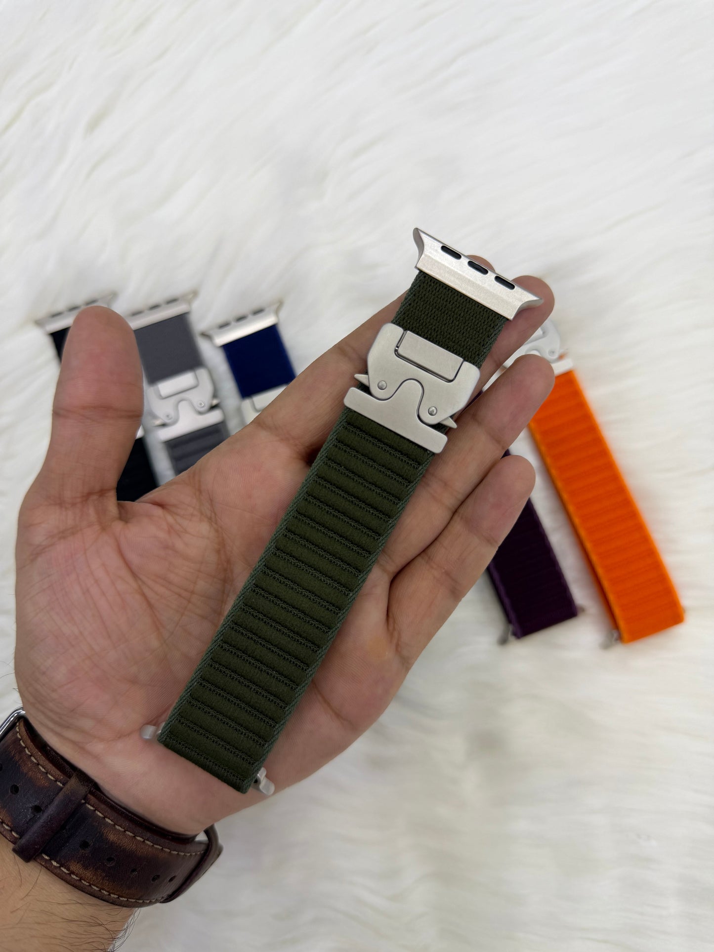 Horizontal Style Nylon Lock Strap - 42mm to 49mm
