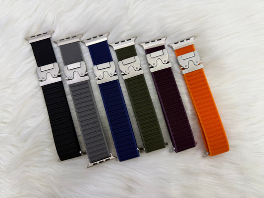 Horizontal Style Nylon Lock Strap - 42mm to 49mm