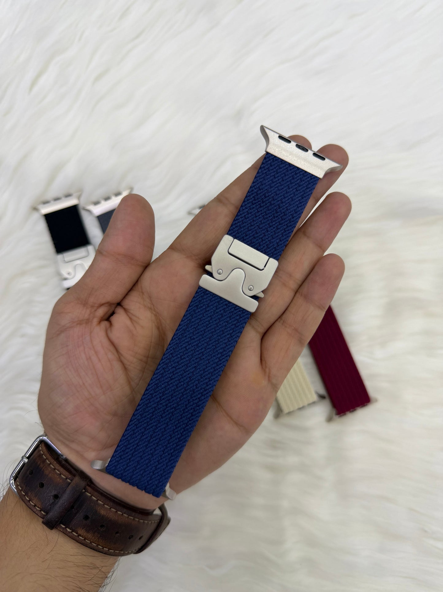 Textured Nylon Lock Strap - 42mm to 49mm